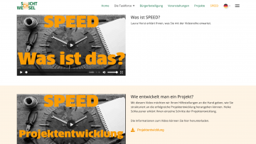 Mit SPEED - in eigener Sache